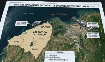 El Gobernador reveló esta semana que hay dos puntos identificados por donde están sacando droga las bandas. 