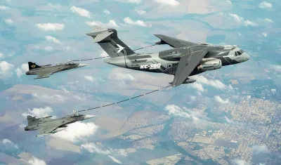 La aeronave KC-390.