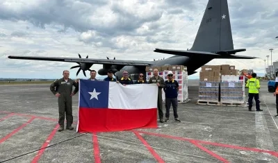 La ayuda enviada por Chile.