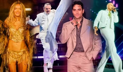 Karol G, Miguel Bosé, Maluma y Silvestre Dangond.