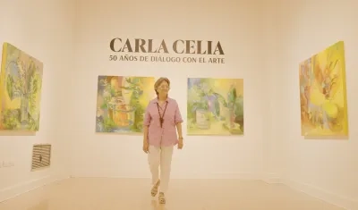 La artista y escultora Carla Celia.