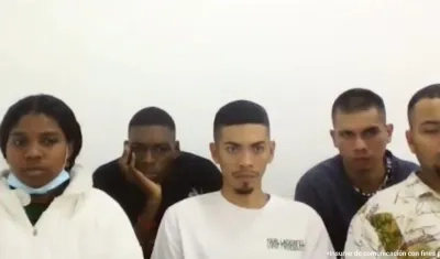 Los implicados en el crimen.
