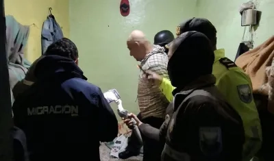Colombiano extraditado desde Ecuador.