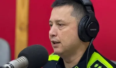 General Miguel Camelo, comandante de la Policía Metropolitana de Barranquilla.