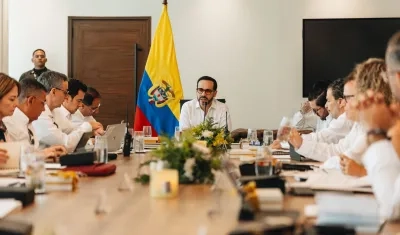 Consejo de Ministros en Barranquilla.