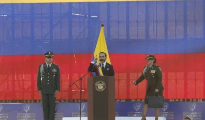 El Presidente de la República, Abelardo De La Espriella.