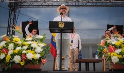 El Presidente Abelardo De La Espriella.