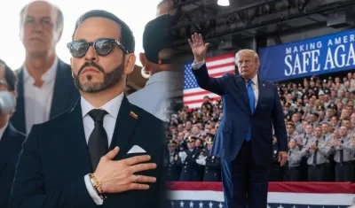 Abelardo De La Espriella y Donald Trump.