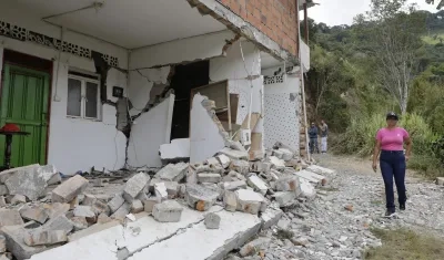 Gran parte del Valle del Cauca resultó afectado por el terremoto. 