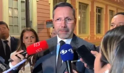 El Ministro de Vivienda, Jaime Andrés Beltrán