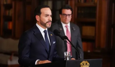 El Presidente Abelardo De La Espriella.