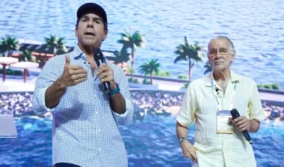 El alcalde Alejandro Char y el gobernador Eduardo Verano, durante el Congreso Nacional de Anato 2026.