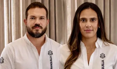 El secretario de Cultura, Johnny Insignares, y la jefe de Oficina de Turismo, Erika Grau.