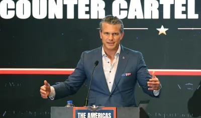 El secretario de Guerra de EE.UU., Pete Hegseth.