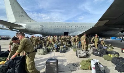 Especialistas que envío Israel para atender la tragedia.