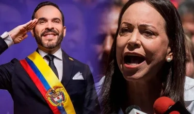 Abelardo De La Espriella﻿ y María Corina Machaco