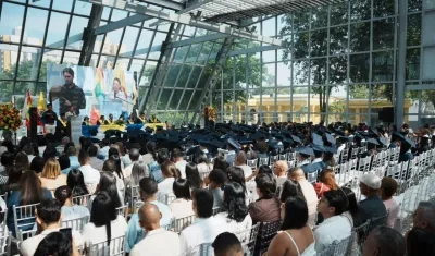 Imagen de la graduación.
