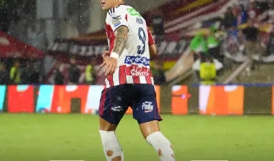 Guillermo Paiva, delantero de Junior, anotó el 1-1 al 88'.