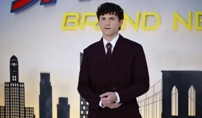 El actor Tom Holland, protagonista de la película.