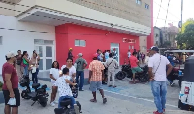 Hospital de Palmar de Varela, a donde fue llevada la víctima. 