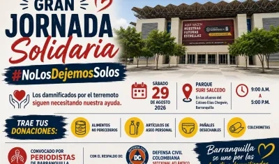 Jornada de Solidaridad por los damnificados del terremoto