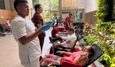 La jornada de recolección de sangre continuará los días 18, 19 y 20 de agosto.