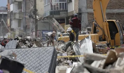 Labores de rescate en Pereira.