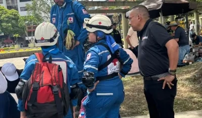 Leonardo Reales, personero de Pereira durante la atención a la emergencia.