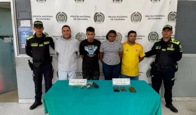Los cuatro capturados