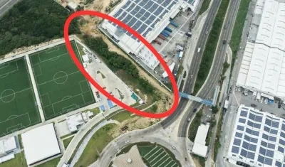 Lote en cuestión que fue cedido a un particular. 
