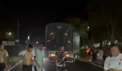 La víctima murió en el lugar del accidente. 