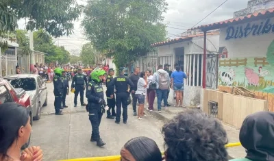 Lugar donde sucedió el crimen.