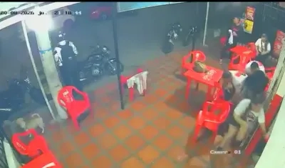 Momento de la masacre en Las Nieves.