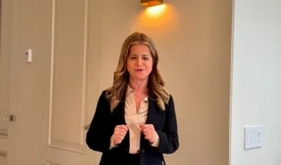La Ministra de Transporte designada, Elsa Noguera.