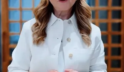 La Ministra de Transporte, Elsa Noguera.