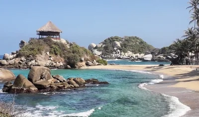 Aspecto del Parque Tayrona. 