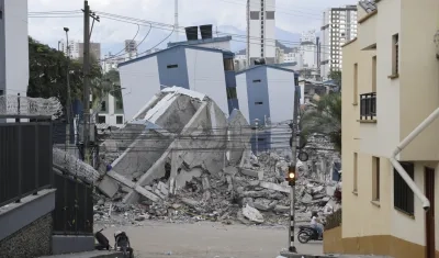 Devastadora imagen en Pereira.