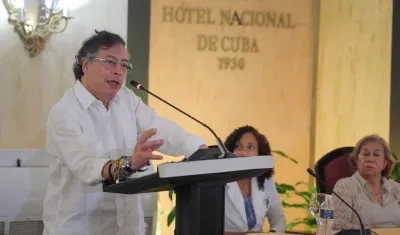 El Presidente colombiano, Gustavo Petro.