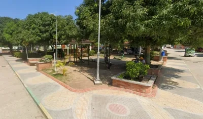 Plaza principal de Polonuevo. 