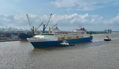 Aumentar el calado permitirá el ingreso de buques más grande a los puertos en Barranquilla. 