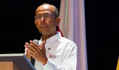 Rafael Castillo, rector encargado de Uniatlántico. 