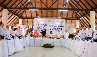 Reunión que lideró el Ministerio del Interior en Valledupar, en plena campaña electoral.