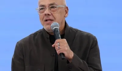 El jefe negociador del chavismo, Jorge Rodríguez.