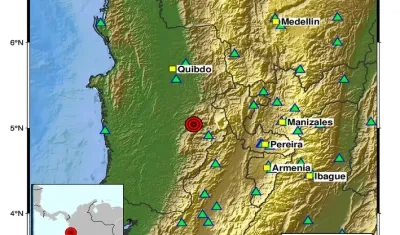 Reporte del Servicio Geológico. 