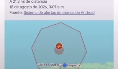 Sismo en La Guaira
