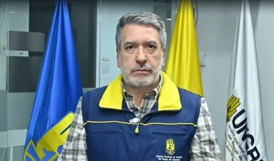 El director de la Unidad Nacional para la Gestión del Riesgo de Desastres, David Santiago Tamayo Roldán.