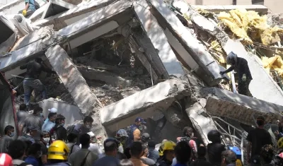 Infraestructura derrumbada. 