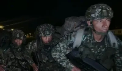 Tropas del Ejército.