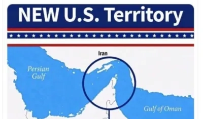 La publicación de Trump sobre el estrecho de Ormuz.