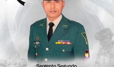 El sargento segundo Yuver Antonio Gutiérrez Torres.